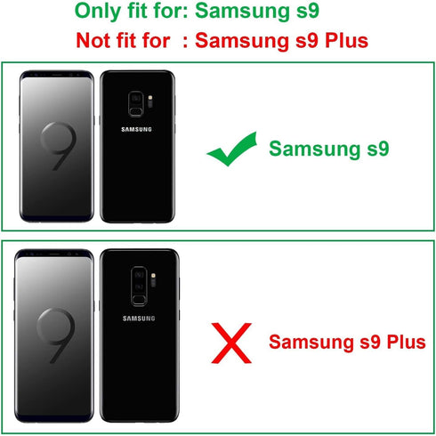 LeYi Compatible for Galaxy S9 Case, Samsung Galaxy S9 Case, 3 in 1 Full Body Shockproof Rubber Dustproof Rugged Defender Protection Case Samsung G...