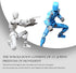 T13 Action Figure?Titan 13 Action Figure 3D Printed Multi-Jointed Movable Robot?Dummy 13 Multi-Jointed Action Figures?Birthday Gifts for Him?Yello...