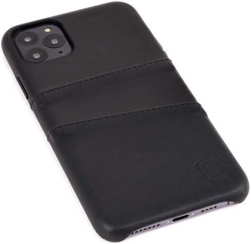 Dockem Wallet Case for iPhone 11 Pro Max: Built-in Metal Plate for Magnetic Mounting & 2 Credit Card Holder Slots (6.5" Exec M2, Synthetic Leather...