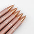 Cute Pens for Women, 6 Pcs Rose Gold Pens Metal Ballpoint Pens Bulk, 1.0mm Medium Point Black Ink Pens, Office and School Supplies Cool Fun Pens G...