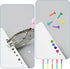 300 Pcs Brads Paper Fasteners Colorful Split Pins, Brass Mini Brads Paper Crafts Fixed Paper Crafts, Brads Paper Fasteners for Schools, Handicraft...