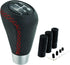 Abfer Shifter Knobs 5 Speed Manual Stick Shifting Handle Leather Gear Shift Knob for Car Motor Vehicles, Black...
