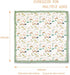 Muslin Soft Swaddle Blankets, Muslin Quilt Baby Blanket for Boy Girl Toddler Daycare, Kids Swaddle Wrap, Practical Size 43 X 45 inches (Rainbow Un...
