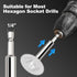 Inside Pipe Cutter for Pvc Pipe, Professional Pvc Pipe Cutter with 6pcs Rotary Drill Saw Blades and 1/4" Hex Shank, Plumber Tools for Big Small Di...