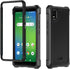 for ATT Calypso 3 case, with Tempered Glass Screen Protector 360 Full-Body Soft TPU Bumper Shockproof Silicone Protective Phone Cover Case for AT&...