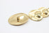 Gold Metal Shank Buttons - 12 Pcs - 4 Size Options - Luxury Wrinkle Round Wave Metal Shank Buttons for Men Women Blazer Coat Uniform Shirt Suit an...