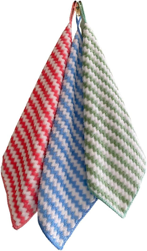 Whitebrook 12x12, 15-Pack Microfiber Multi-Purpose Kitchen & Car Cleaning Cloths, Lint-Free, Washable, and Reusable - Durable, Soft, and Ultra-Abs...