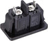 uxcell C8 Panel Mount Plug Adapter, 250V AC 2.5A 2 Pins IEC Inlet Module Plug Power Connector Socket Straight...