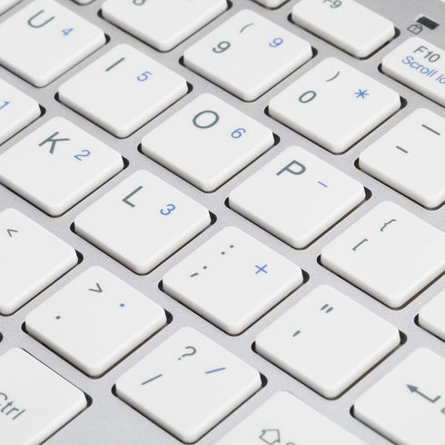 iKKEGOL USB Slim Mini Wired 78 Key Small Super Thin Compact Keyboard for Desktop Laptop PC Win 7 Mac (White)...