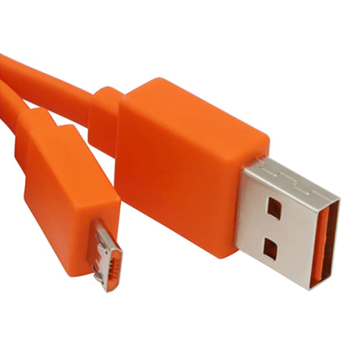 JAINTA USB Fast Power Charging Charger Cable Cord Compatible with for JBL Wireless Bluetooth Speaker Earphone Headphone - 3.3FT & Orange...