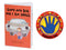 Car Magnet Safe Spot to Stand and Children's Safety Book Combo Pack (Trucks)...