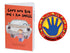 Car Magnet Safe Spot to Stand and Children's Safety Book Combo Pack (Trucks)...