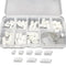 JST GH 1.25mm Connector Kit, 2/3/4/5/6/7/8/10 Pin 80 PCS Male Housing Plug Connectors with 500 PCS Plug Terminal...