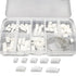 JST GH 1.25mm Connector Kit, 2/3/4/5/6/7/8/10 Pin 80 PCS Male Housing Plug Connectors with 500 PCS Plug Terminal...