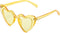 Heart Sunglasses for Women Trendy Cat Eye Love Shaped Sunglasses Vintage Lovely Retro Cute Sun Glasses...