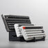 Sumgsn Black Mechanical Keyboard Storage Stand Display Keyboard Holder Transparent Acrylic Stand for Three Keyboard...