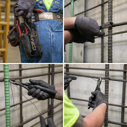Klein Tools M200ST Plier Cushion Grip Kit with Heat Shrink Bands, Made in USA, use with Klein Slim-Head Ironworker's Pliers Cat No. 201-7CST, 2-Pa...