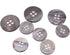22 Pieces Genuine Gray Mother of Pearl Blazer Buttons Suit Buttons Set 20mm 15mm Natural Gray MOP Shell Buttons Bulk for Men (Gray MOP) Leekayer...