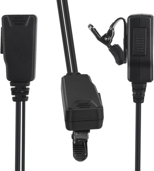 3.5mm Threaded Ear Piece Ptt Mic Earpiece Two Way Radio G Shape Headset for Yaesu Standard Horizon VX-6R VX-7R vx6r HX890 VX 6R 7R VX-180 Walkie T...