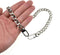 HAHIYO Purse Chain Strap 15.7 inches Bright Silver for Shoulder Cross Body Sling Purse Handbag Clutch Replacement Comfortable Flat 0.4' Wide Enoug...