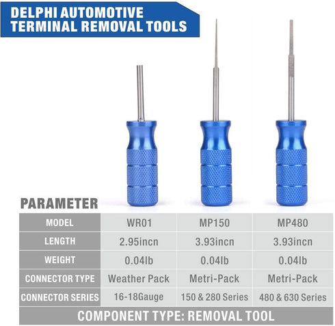 iCrimp Extractor Tool, Removal Tools for Weather Pack and Metri-Pack Connectors-3 Pack...
