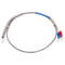 MECCANIXITY K Type Thermocouple Temperature Sensor PT100 6mm Ring High Temperature Probe 1.6ft Wire 0 to 600°C(32 to 1112°F) Stainless Steel...