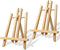 11 inch Wooden Easel Stand, Multipurpose Tabletop Holder for Painting Canvases, 2Pack Portable Photo Art Ware Tablet Computer Advertising Board Di...