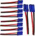 5 Pairs EC5 5.0mm Male Female Banana Connector with 12awg Silicone Wire 10cm RC Hobby Lipo Battery(Pack of 5)...
