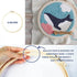 Easy DIY Craft Punch Needle Embroidery Kits Rug for Starter Kits with Stamped Color Pattern Package Included Instruction,Yarn and Embroidery Needl...