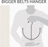 ZEDODIER Belt Hangers, Belt Rack Black Closet Accessories Organizers, Closet Organizer Hook Rack for Belt, Ties, Scarves, Camisoles, Hats, Bras, S...