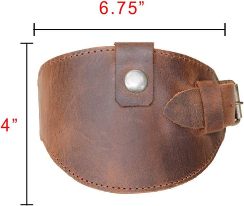 Hide & Drink, Motorcycle Boot Protector with Buckle Closure, Protects Shoe from Shifter, Biker Gear, Shoe Cover, Rustic Guard, Full Grain Leather,...