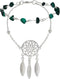 Layered Anklets Bracelets Silver Turquoise Anklet Chain Beach Leg Chain for Women...