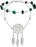 Layered Anklets Bracelets Silver Turquoise Anklet Chain Beach Leg Chain for Women...