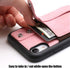 TOOVREN Cover for iPhone XR Wallet Case with Lanyard Strap Card Holder Protective Cover with Stand Wallet Leather PU Adjustable Detachable Lanyard...