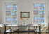 Niviy Privacy Window Film Non-Adhesive Removable Static Cling Glass Film Stained Glass Window Film for Home Kitchen Office...