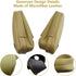 YouVbeen 2Pcs Seat Armrest Leather Cover Fit for Lexus RX300 RX330 RX350 Sport Utility 4-Door 3.0L 2003-2009, Beige Microfiber Synthethic Leather ...
