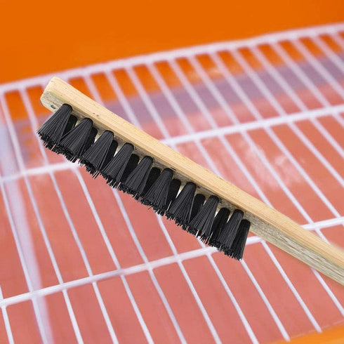 3PCS Bird Cage Cleaning Brush with Long Handle Wooden for Parrots...