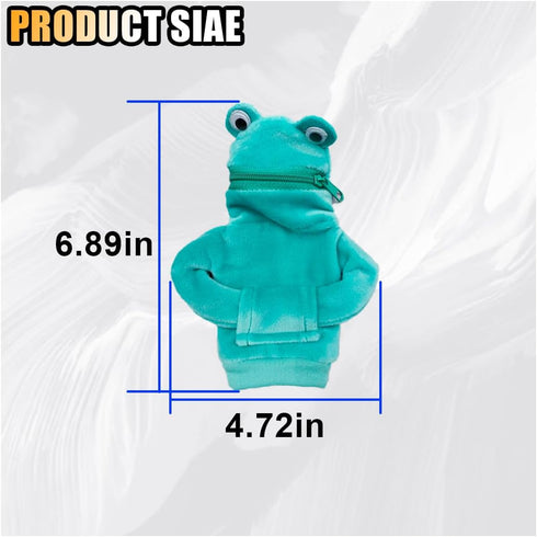 Mini Frog Gear Stick Car Shifter Hoodie, Gear Shift Cover Funny Gearshift Sweater, Gear Shift Knob Hoodie Protector, Cute Gadgets Car Interior Acc...