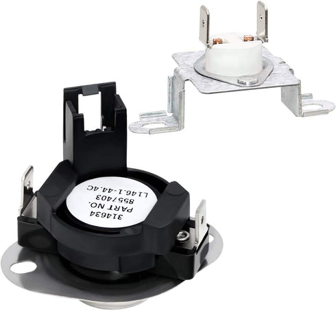 280148 (8557403&8318314) Thermal Cut Off Kit By Romalon Replacement Compatible with Whirlpool Dryers Includes Part # 8557403 Dryer Thermostat Kit & 352F Thermal Fuse 8318314