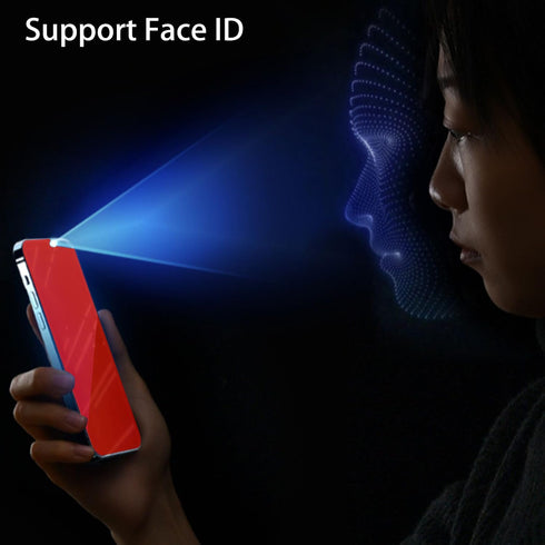 2 Pack Anti-Blue Privacy Screen Protector for Samsung Galaxy S24 Ultra Anti-Spy Soft Red Film Support Finger Unlock 6.8 inch + 2 Pack Camera Lens ...