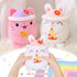 AIXINI Cute Rabbit Plush Pillow 8" Bunny Stuffed Animal, Soft Kawaii Rabbit Plushie with Hat Outfit Costume Gift for Kids...