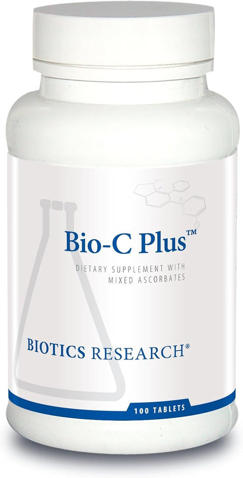 Biotics Research Bio C Plus™ Provides Vitamin C as Mixed Mineral Ascorbates with Citrus Bioflavonoids, SOD and Catalase, Vitamin C Plus Bioflavono...