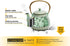 TOPTIER Japanese Teapot with Stainless Steel Infuser, Cast Iron Tea Kettle Stovetop Safe, Leaf Design Coated with Enameled Interior for 32 Ounce (...
