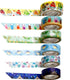 SAIEN Washi Masking Tape Set - 6 Rolls, Summer Designs & Japanese Traditional Patterns - Ideal for DIY Crafts & Gift Wrapping - 1.5cm x 7m Each (0...