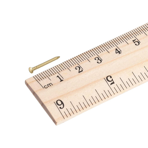 uxcell Small Tiny Brass Nails 1.2x15mm for DIY Decorative Pictures Wooden Boxes Household Accessories 50pcs...