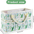 Craft Organizer Tote Bag Art Storage Caddy with Multiple Pockets Storage Containers for Art,Craft,and Office Supplies Storage Jasmine Flower...