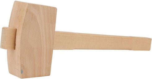 13.8'' Beech Wood Mallet, Manual Ice Hammer Mallet Solid Carpenter Wooden Hammer, Woodworking Carving Mallet Woodworking Hand Tool...