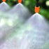 Daycount® Pack of 10 Automatic Watering Mini Adjustable Atomizing nozzle Irrigation Drippers 360 Degree Emitter Drip System Orange Nozzle...