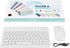 Bluetooth Keyboard and Mouse Combo Ultra-Slim Portable Rechargeable Compact Wireless Mouse Keyboard Set for Pad/iPad Pro/iPad Mini/iPad Air Mac OS...