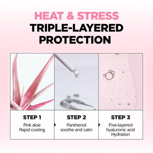 FARMSKIN Pink Vera Soothing Cream (100ml, 3.38oz) - Korean Skincare Moisturizer for Face & Body/Aloe Vera for Sunburn Relief/Non-Greasy/Korean Ski...